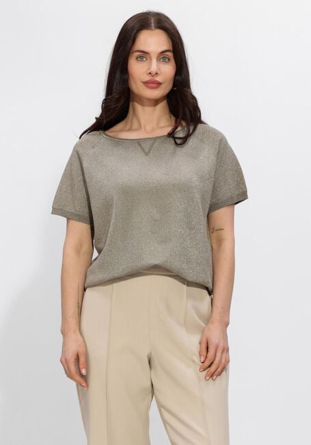 NUKUS Haut ANITA TOP LUREX en bronze - large