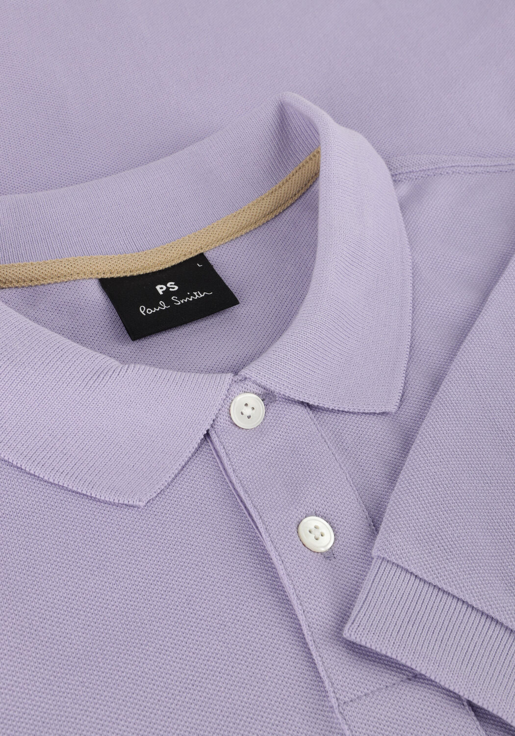 Lila PS PAUL SMITH Polo MENS SLIM FIT SS POLO SHIRT ZEBRA - large