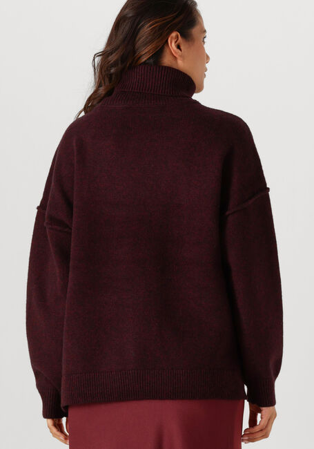 CO'COUTURE Pull MAJA SLIT ROLLNECK KNIT Bordeaux - large