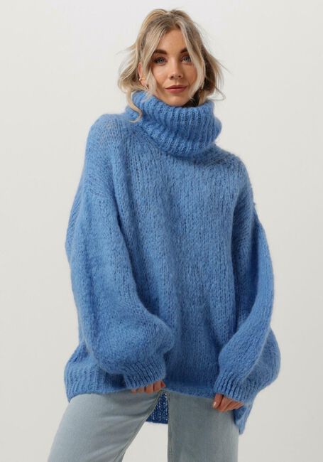 AMERICAN DREAMS Col roulé PEPPER ROLL NECK ALPACA PULLOVER en bleu - large