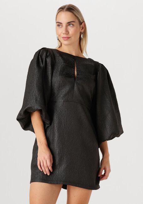 Zwarte BY-BAR Mini jurk MIMI BUBBLE DRESS - large