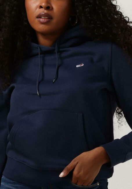 TOMMY JEANS Pull TJW REGULAR FLEECE HOODIE en bleu - large