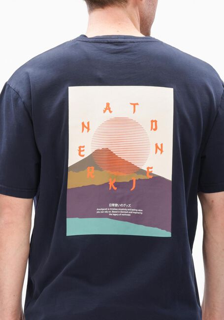 ANERKJENDT T-shirt KVILLADS SUN TEE Bleu fonc&eacute; - large