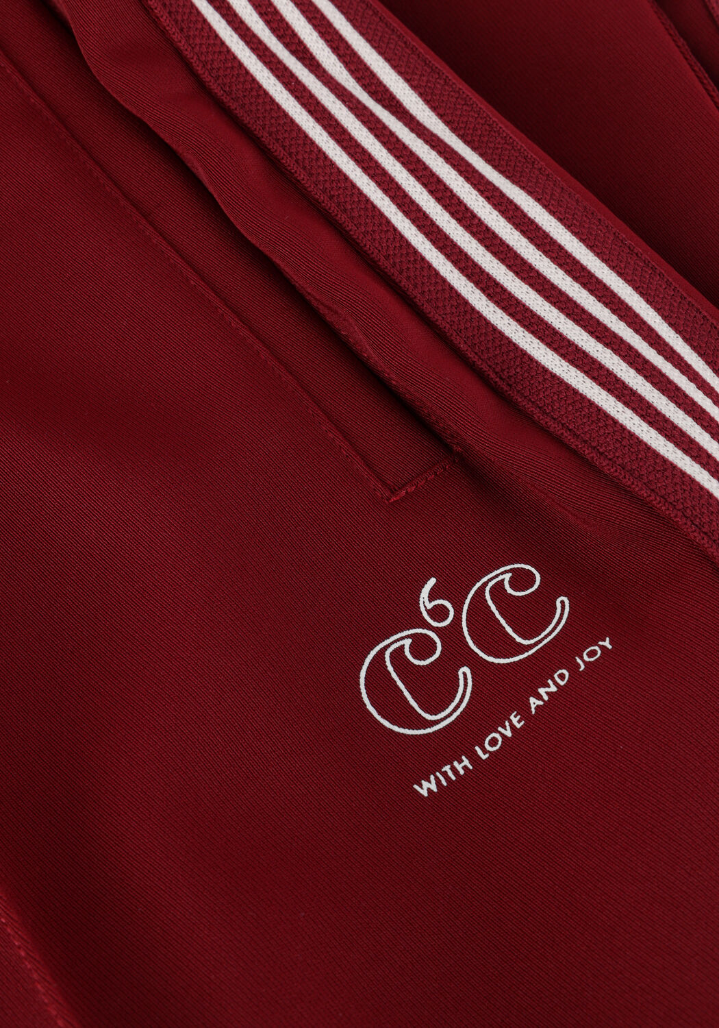 CO'COUTURE Pantalon de jogging AMINACC CREASE LL PANT Bordeaux - large