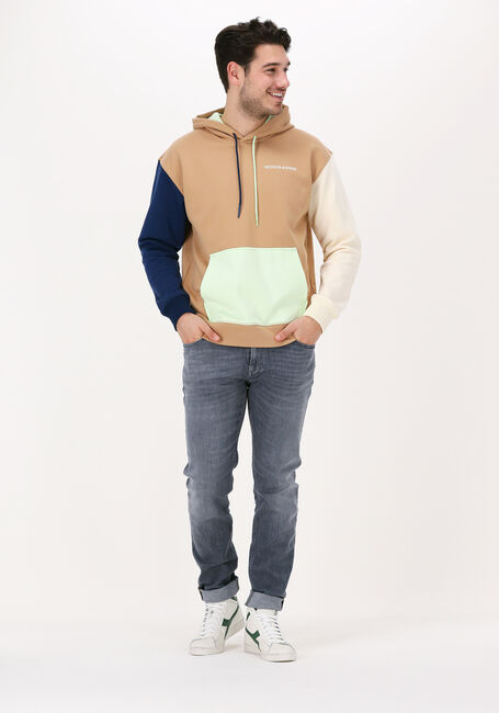 Multi SCOTCH & SODA Sweater HOODED SWEATSHIRT IN ORGANIC C - large