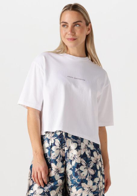 AMAYA AMSTERDAM T-shirt BAYLIE en blanc - large