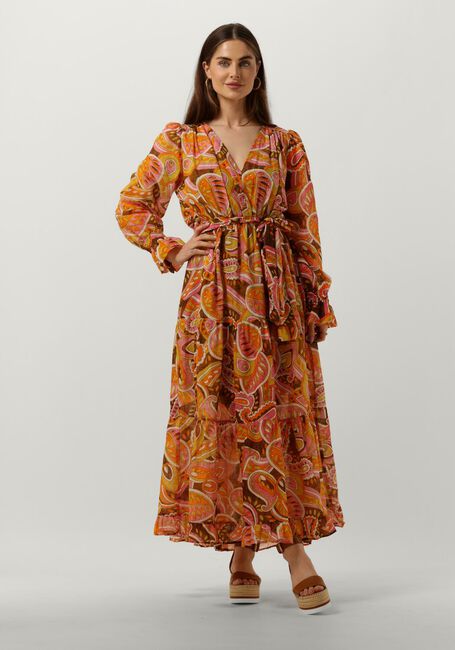 DEVOTION Robe maxi MARTSELO en orange - large