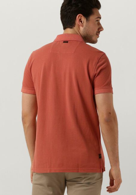 PME LEGEND Polo SHORT SLEEVE POLO GARMENT DYE en rouge - large