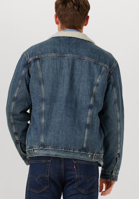Blauwe LEVI'S Spijkerjas TYPE 3 SHERPA TRUCKER - large