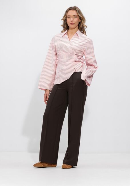 Roze NEO NOIR  TIFUNA STRIPE WRAP SHIR - large