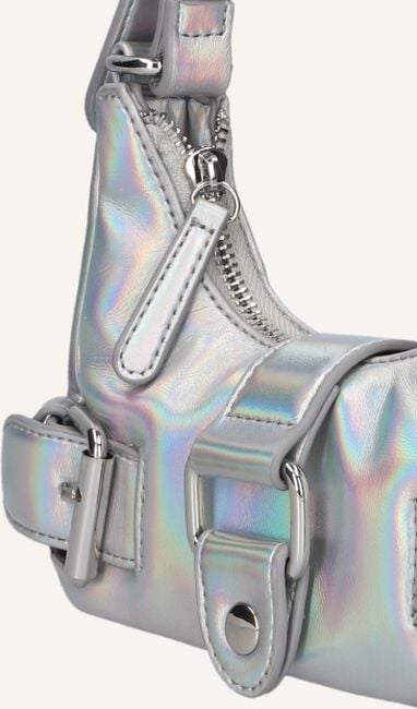 Zilveren NÚNOO Schoudertas PALMA RECYCLED COOL Zilveren NÚNOO Schoudertas PALMA RECYCLED COOL - large