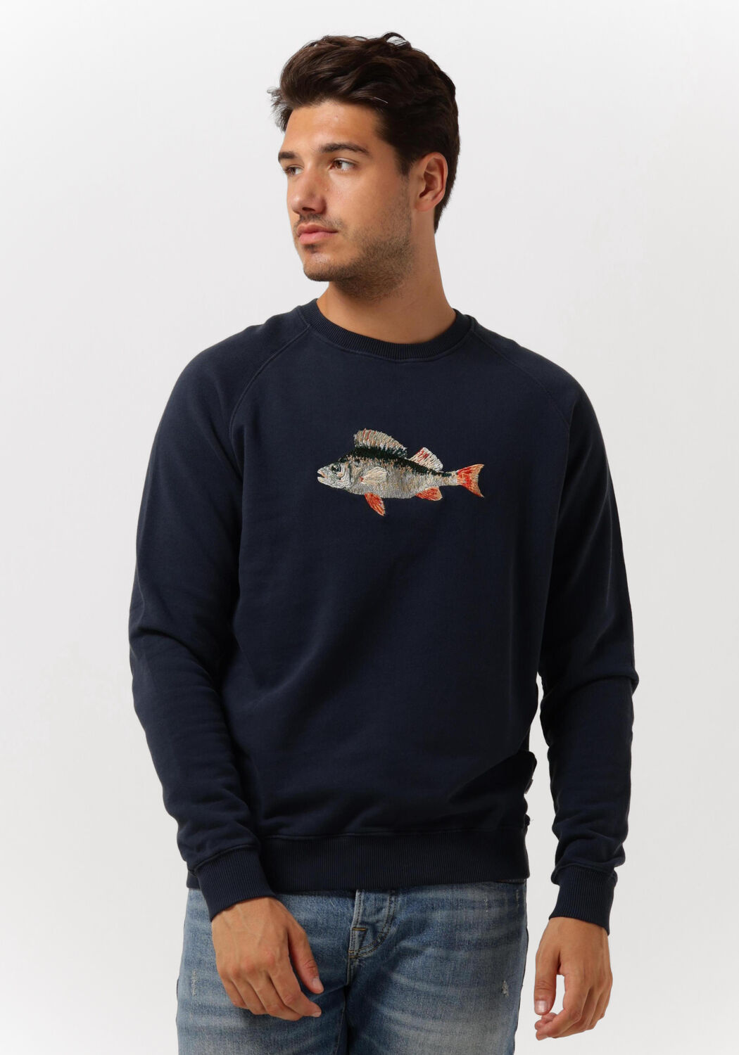 FORET Chandail BAIT SWEATSHIRT Bleu fonce Omoda