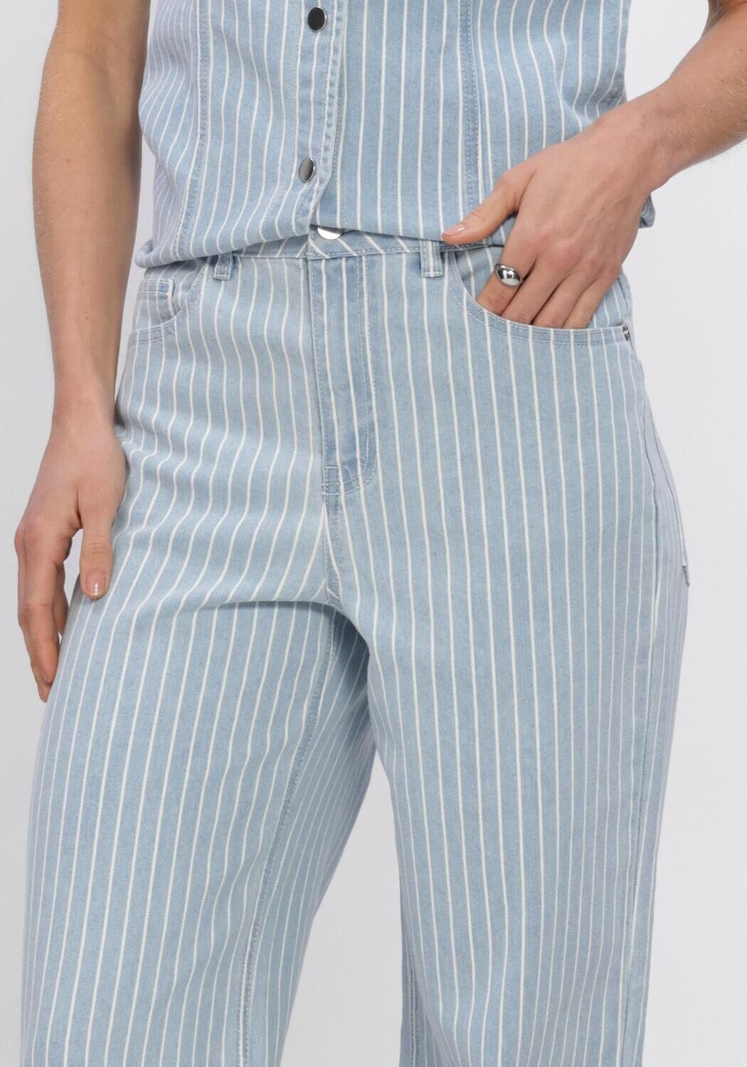 OBJECT OBJSANNI MW WIDE JEANS Jeans en bleu - large