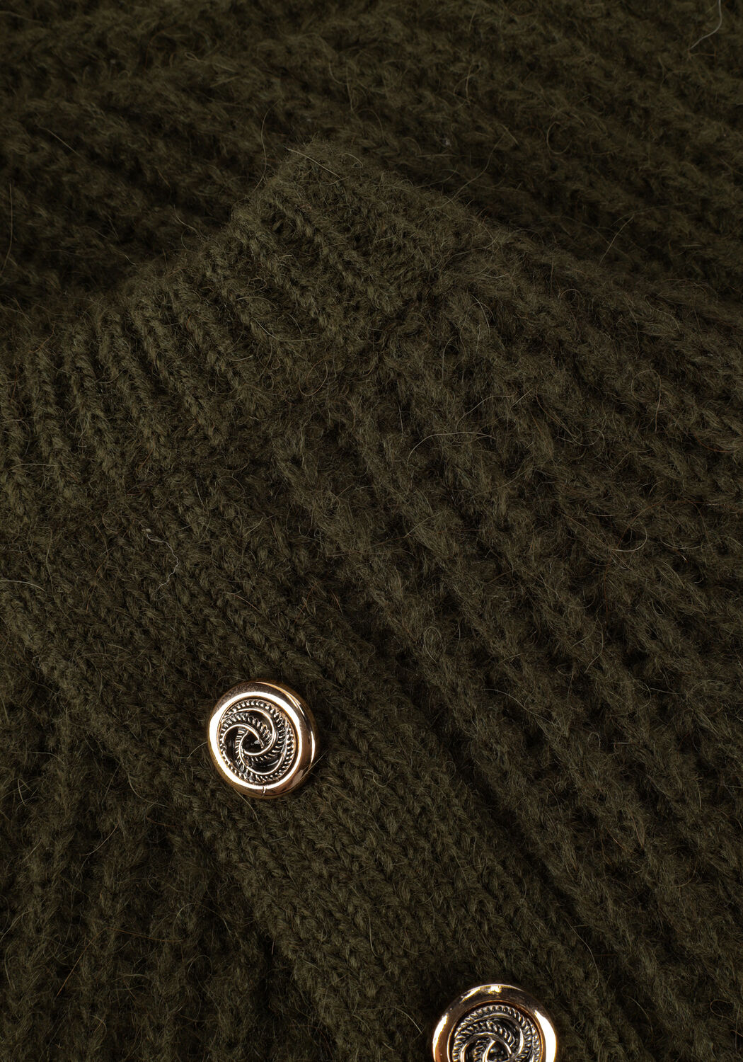 Groene NOTRE-V Trui KNIT BUTTON NV-AZRA - large