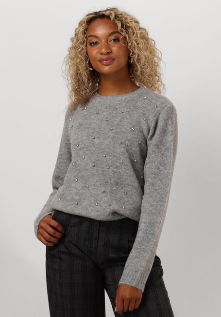 COPENHAGEN MUSE Pull CMDIAMOND-PULLOVER Gris clair - large