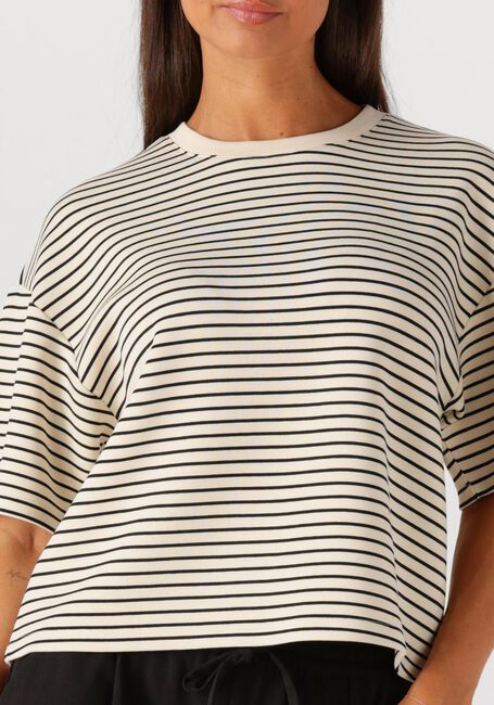 Gebroken wit MSCH COPENHAGEN Trui MSCHNILDA IMA Q SS SWEATSHIRT STP - large