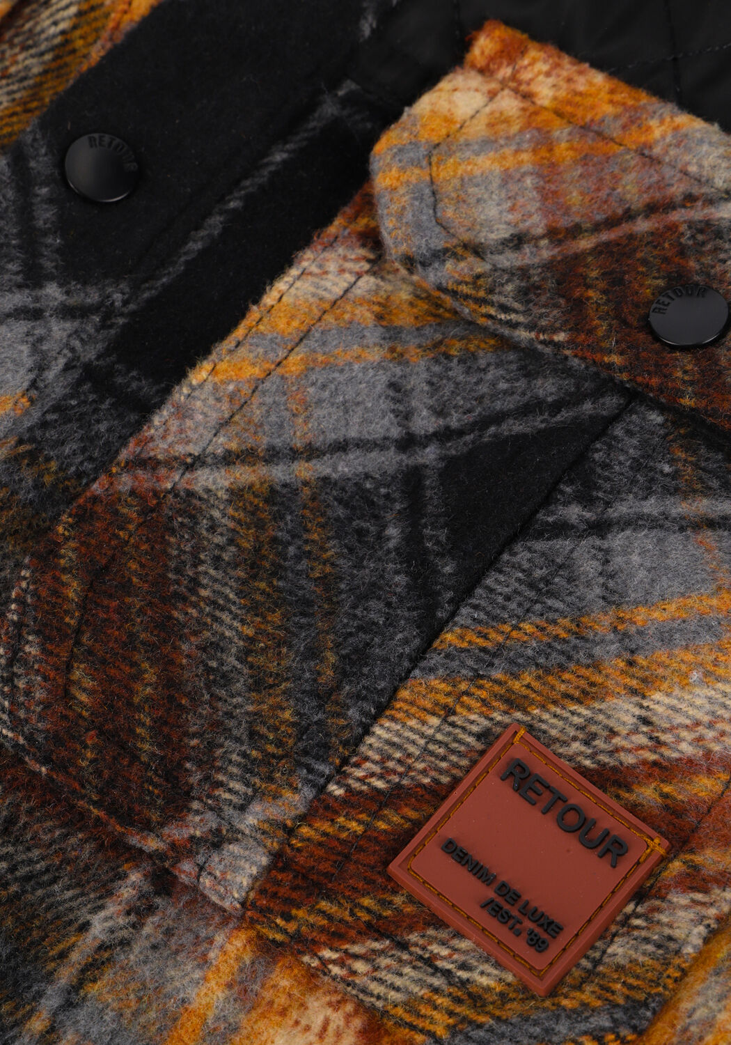 RETOUR Chemise d&eacute;contract&eacute; MATHEW en marron - large