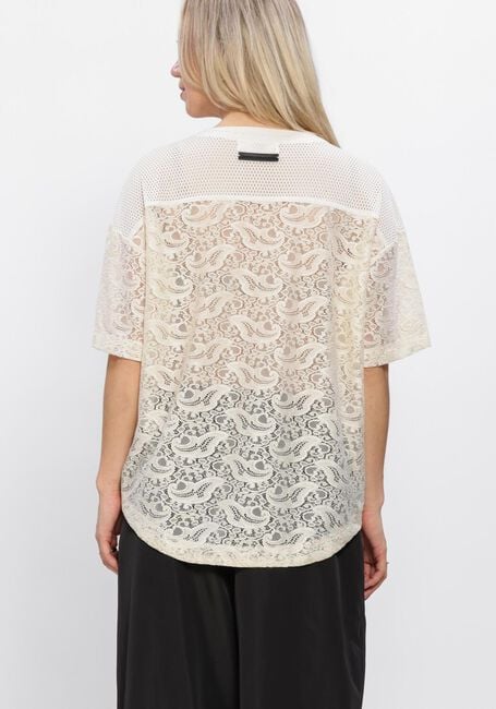 Beige HAUTE L'AMITI&Eacute; Top COURT LACE TEE - large