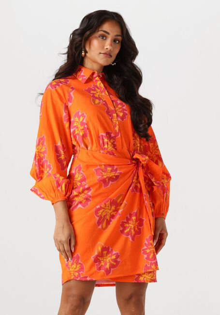NOTRE-V Mini robe NV-FLEURETTE en orange - large