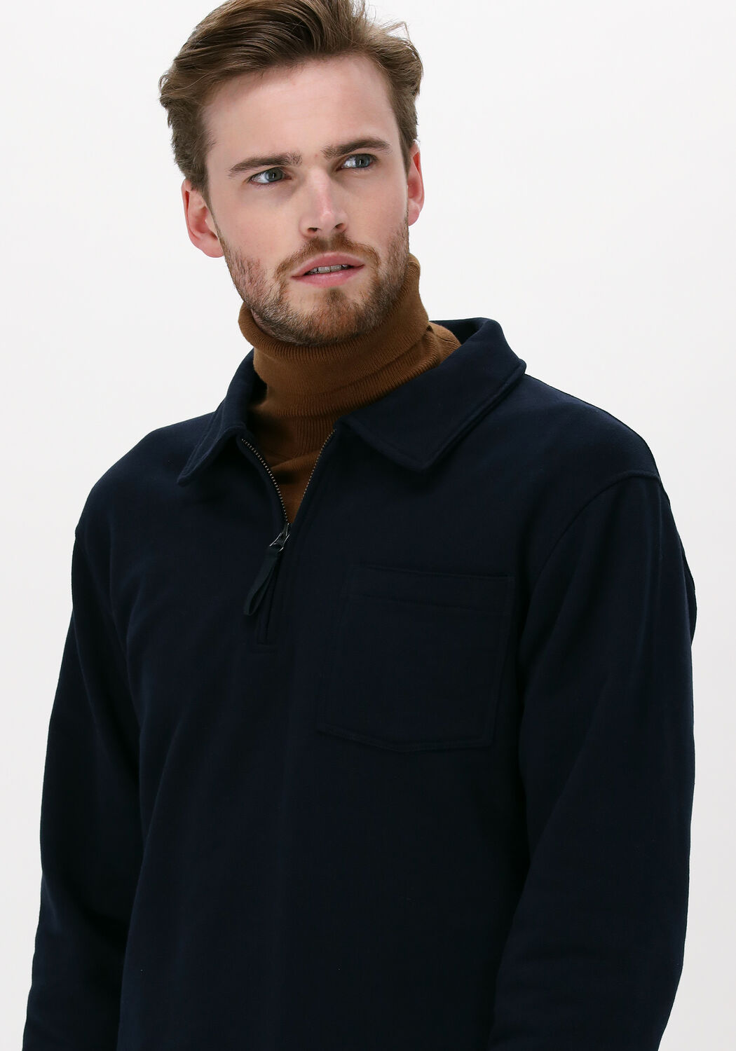 Pull half on sale zip homme