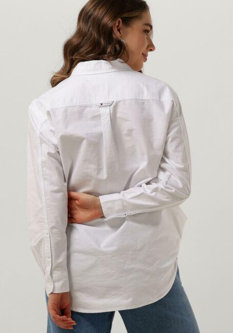 Witte TOMMY JEANS  TJW BADGE BOYFRIEND - large