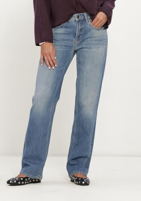 Lichtblauwe CAMBIO Straight leg jeans GINI LONG STUDIO87 - large