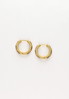 NOTRE-V Boucles d'oreilles OORBELLEN STRASS en taupe - medium