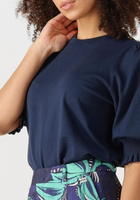 FABIENNE CHAPOT Pull MOLLY SHORT SLEEVE PULLOVER Bleu foncé - large
