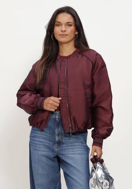 MOS MOSH Jack MMCALICO SATEEN JACKET Bordeaux - large