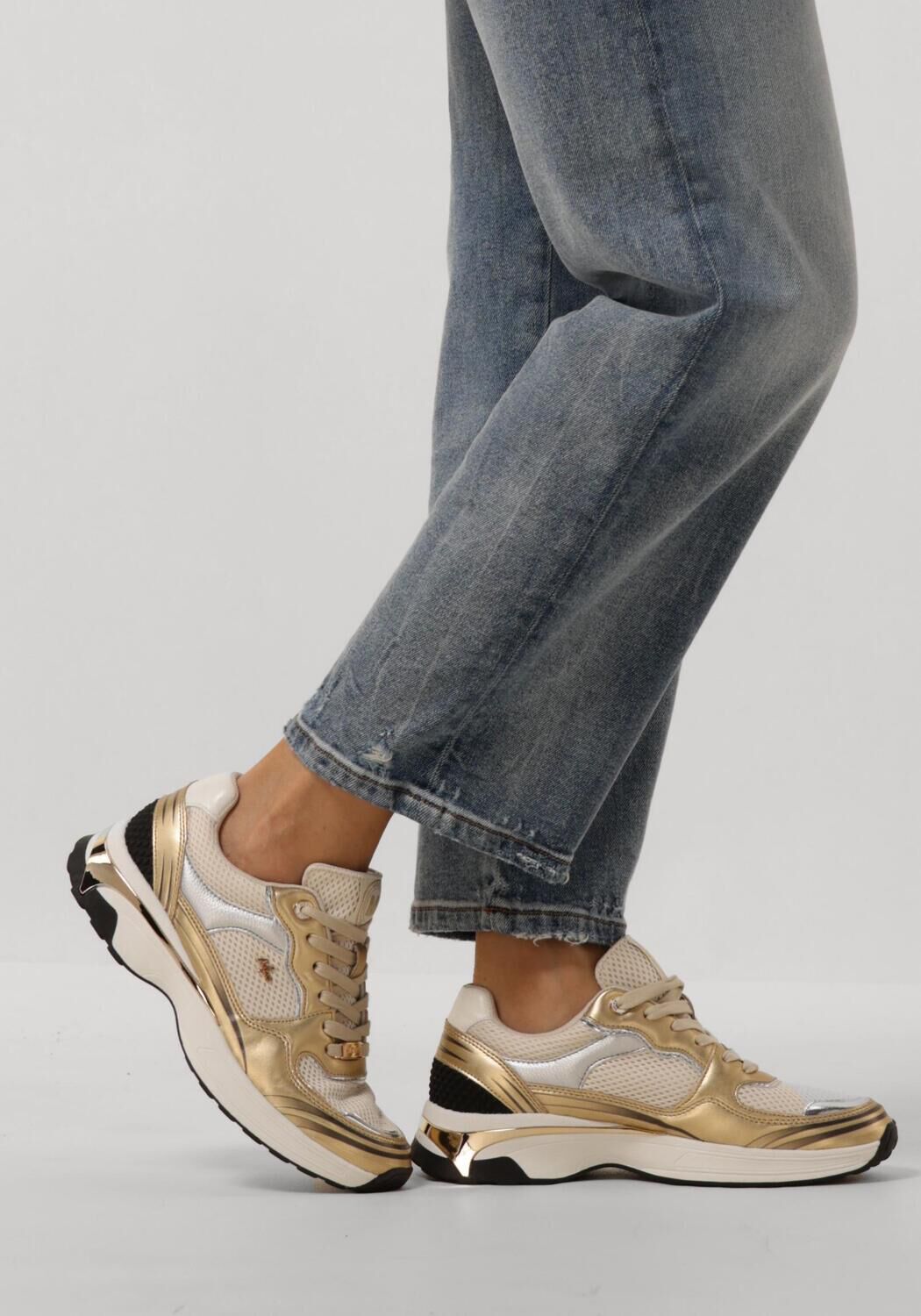 MEXX Baskets basses NYXA en or - large
