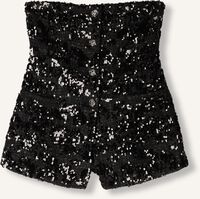 SECOND FEMALE Haut FLAKES TOP en noir SECOND FEMALE Haut FLAKES TOP en noir - medium