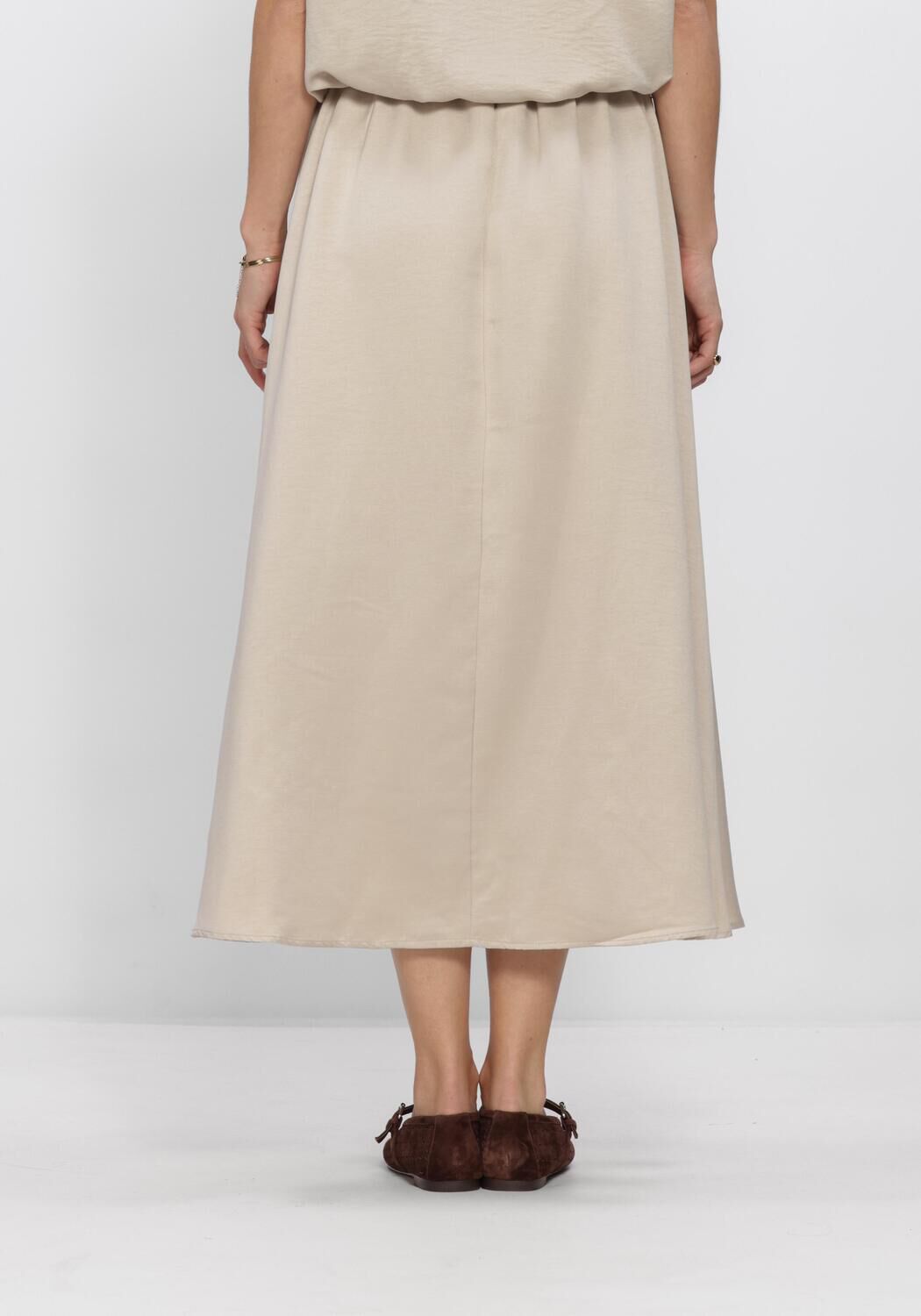 SIMPLE Jupe maxi SKIRT Sable - large