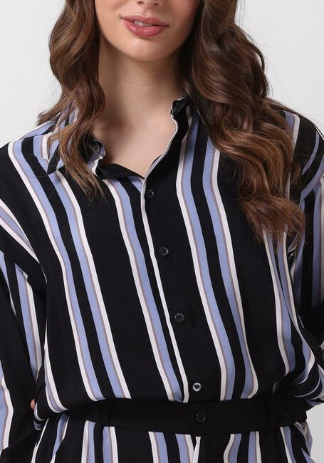 Zwarte VANILIA  BLOUSE STRIPED FIT ADJUSTABLE - large