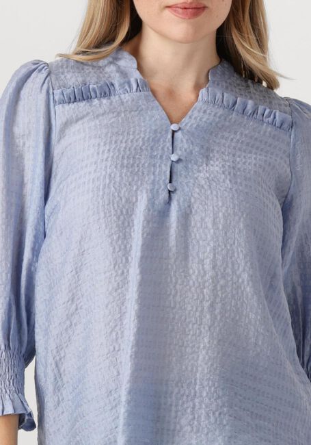 CO'COUTURE CHARLIECC FRILL SS SHIRT Blouses Bleu clair - large