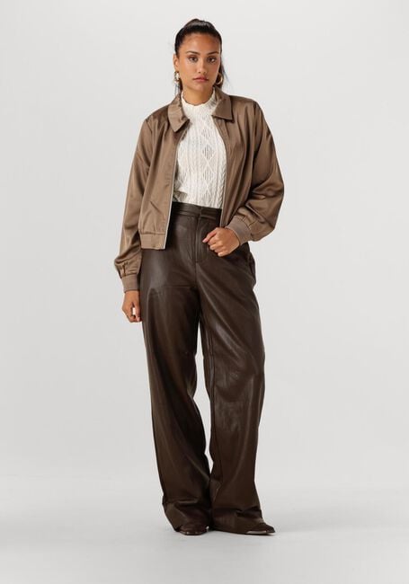 Bruine NUKUS Wijde broek FENNA PANTS - large