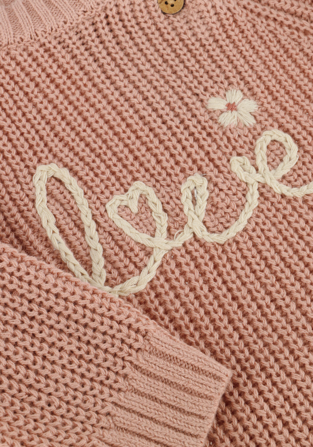 LIL' ATELIER Pull NBFEMLEN EMB LS KNIT LIL en rose - large