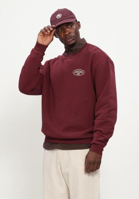LES DEUX Chandail WORLDWIDE SWEATSHIRT en rouge - large