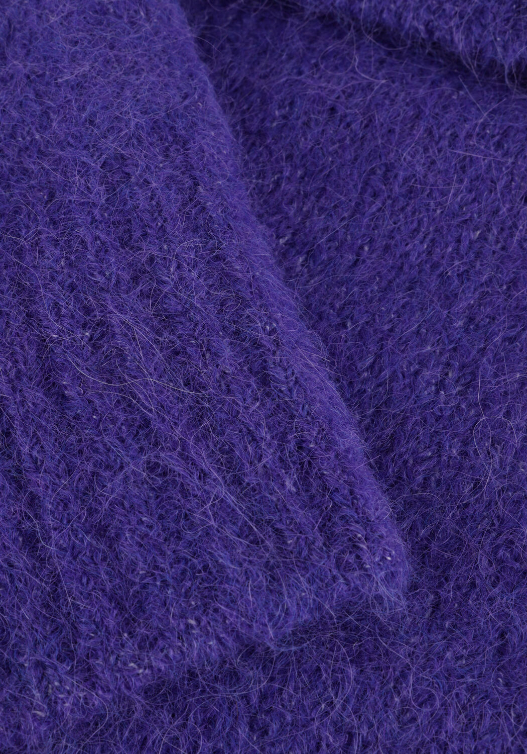 Paarse SELECTED WOMEN Trui SLFGABELLA LS KNIT HIGH-NECK - large