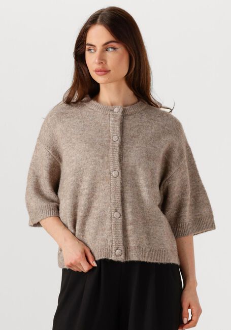 EDITED Gilet OLINE WOOL KNIT T-SHIRT en beige - large