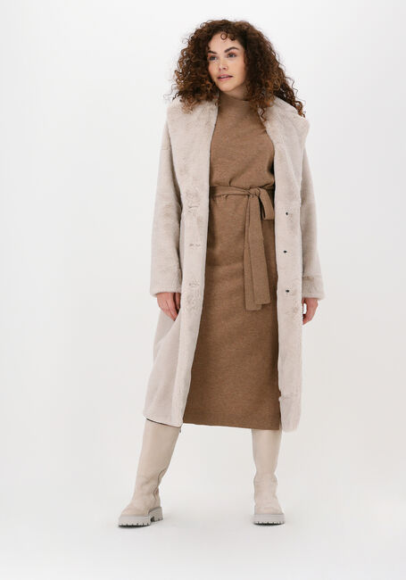 GIACOMO THE JACKET Manteau en fausse fourrure 10 LUXERY FUR en blanc - large