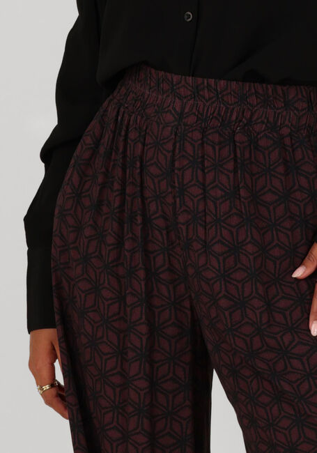 Bordeaux BY-BAR Wijde broek BENJI CONTIKI PANT - large