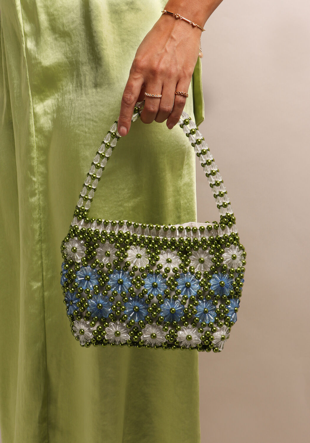 OMODA ATELIER X KAE Sac &agrave; main en vert - large