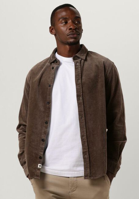 ANERKJENDT Surchemise AKLEIF CORDUROY SHIRT en marron - large