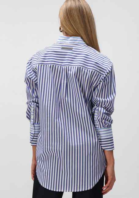 Blauwe HAUTE L'AMITI&Eacute;  LARK MIX STRIPE SHIRT - large