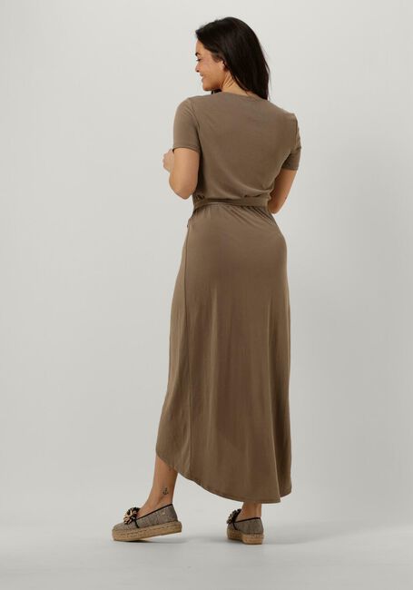 OBJECT Robe midi OBJANNIE NADIA S/S DRESS en marron - large