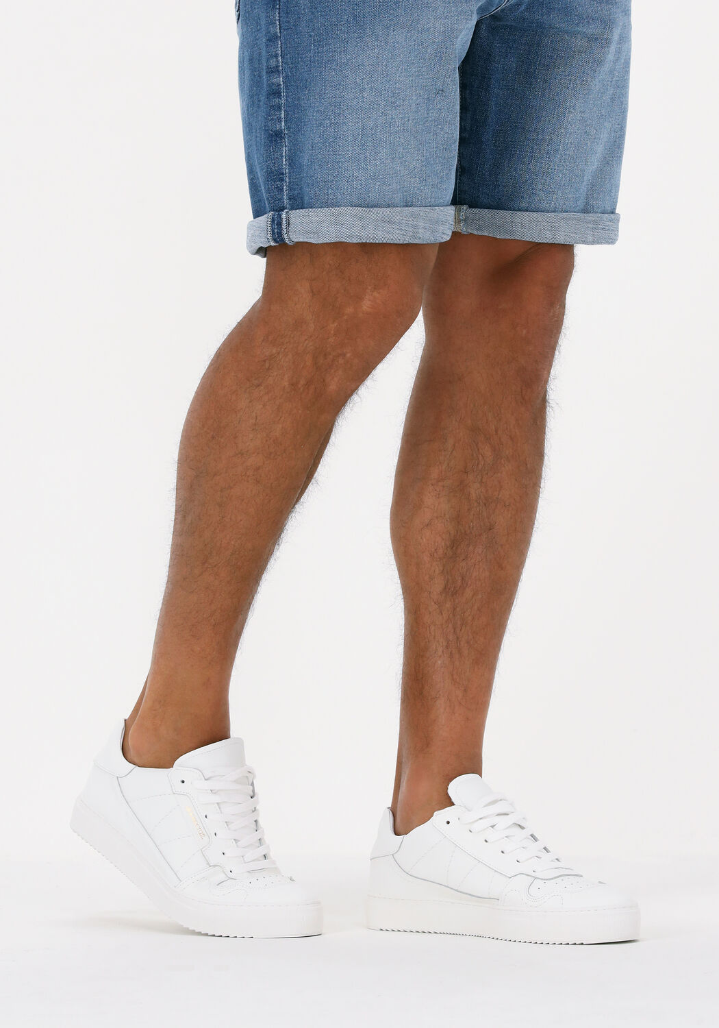 GOOSECRAFT Baskets basses CHRISTIAN 544 en blanc - large