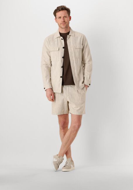 PROFUOMO OVERSHIRT COTTON LINEN Surchemises Sable - large