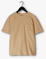 ANERKJENDT T-shirt AKKIKKI S/S STRUCTURE POCKET TEE en beige