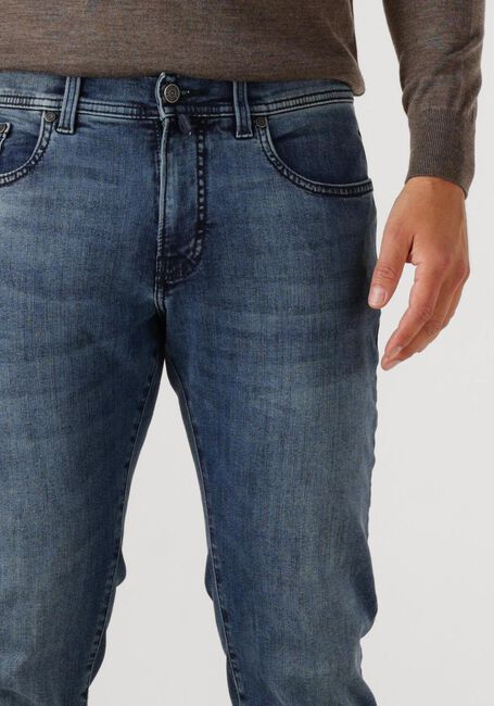 Blauwe PIERRE CARDIN Slim fit jeans LYON TAPERED - large