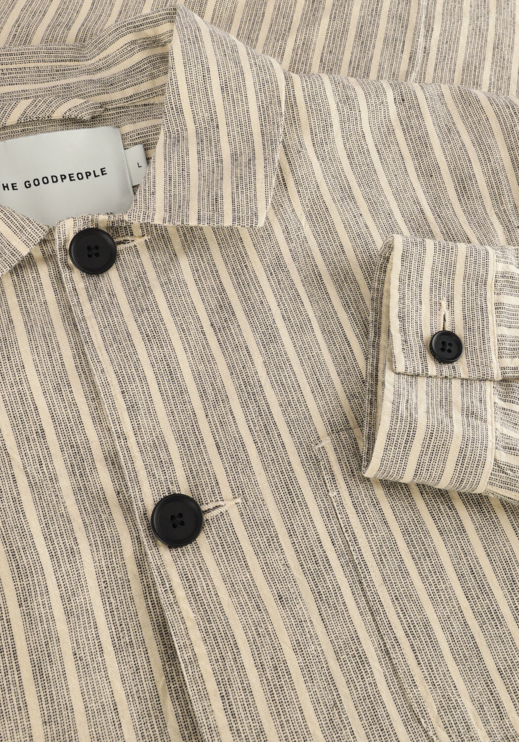 THE GOODPEOPLE Surchemise JELIN en beige - large